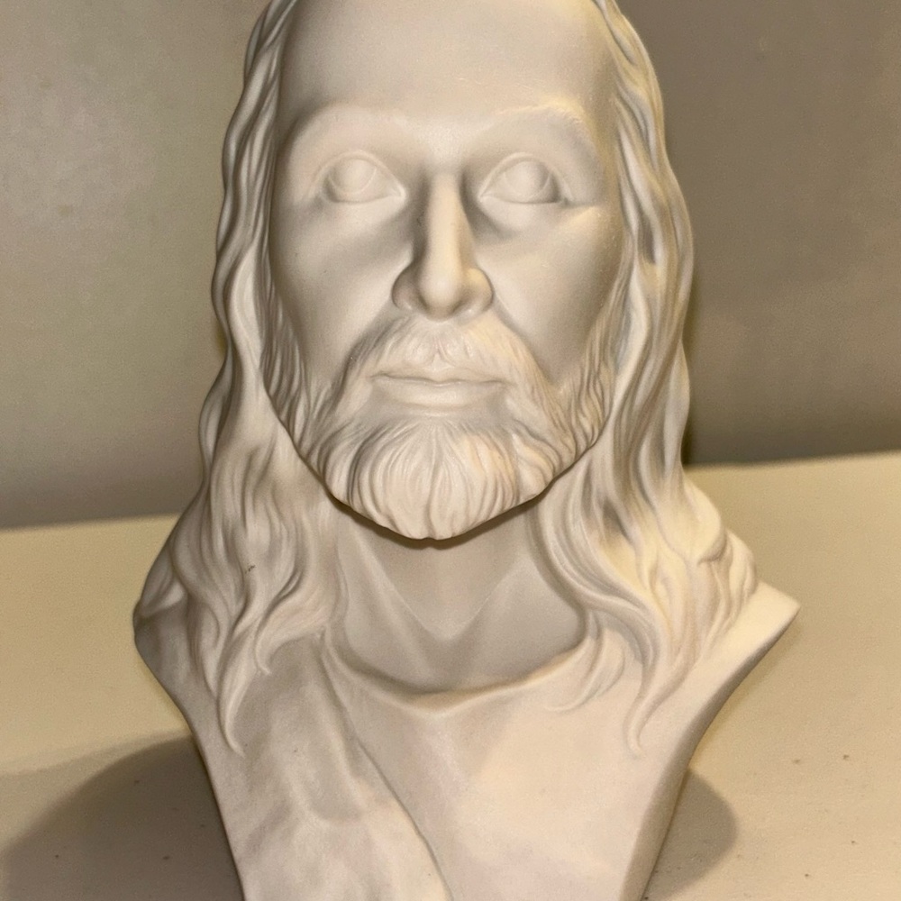 Elegant White Bust Sculpture